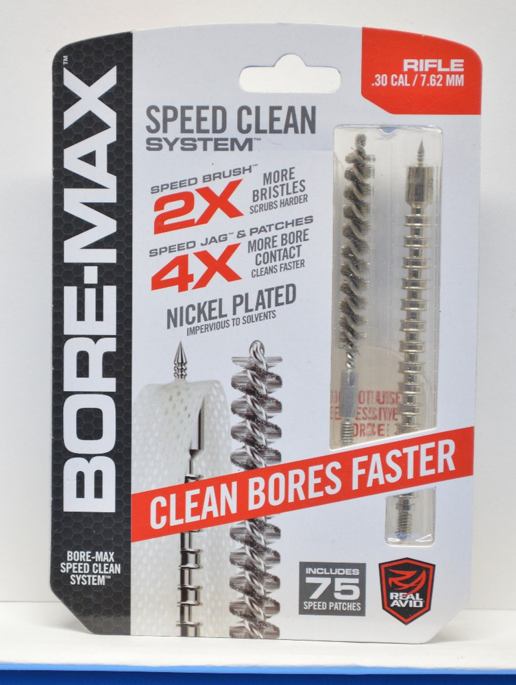.30 Cal / 7.62mm – Real Avid Bore-Max Speed Clean System pn: AVBMSET30