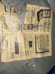 Gunslick Vintage Shotgun Cleaning Kit AS SHOWN Otters Labs Wood Man Cave Item
