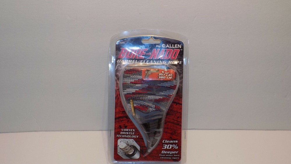 Bore-Nado by Allen Barrel Cleaning Rope 9mm .357 Cal, .380 Cal