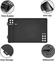 Magnetic Gun Cleaning Mat Organizer Tray Anti-Slip Rubber Pistol | Free Shipping