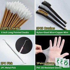 Large Mat(36″x 16″)+ Universal /9mm Bore Cleaner+ CLP Oil Cleaning Kits, Clea…