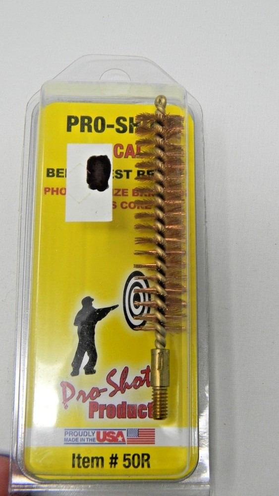 Pro-Shot .50 Caliber Benchrest Brush- Phosphor Brass Brush- #50R