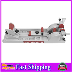 Tipton Best Gun Vise Adjustable Cradle Cleaning Gunsmithing Red Grey