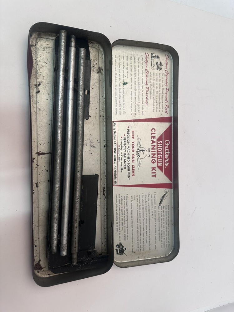 Classic Outers Gunslick #478 Shotgun Cleaning Kit Metal Box.
