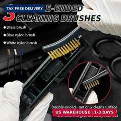 Gun Cleaning Kit in Big Box, 4-in-1 Cleaning Supplies Includes Brushes, Patches,