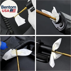 1200/800/600PCS Gun Cleaning Kit – Gun Cleaning Patches and Swabs, 6-Inch Pointe
