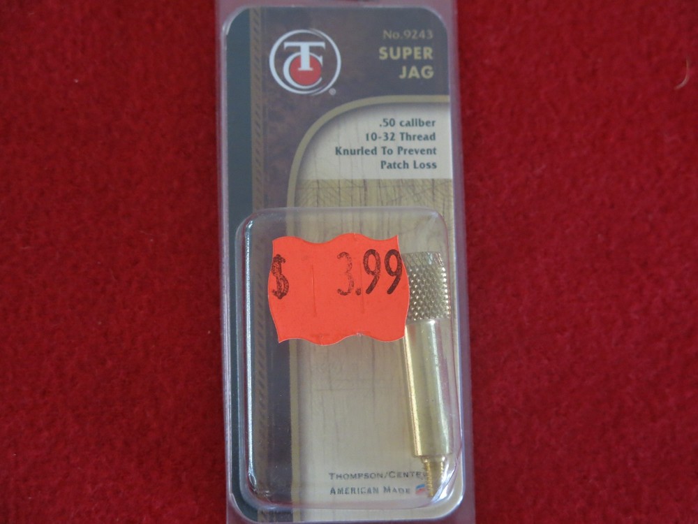 Thompson Center T/C Super Jag .50 Cal 10-32 Threads Knurled No. 9243