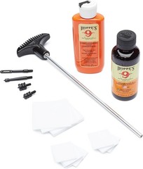 Durable Cleaning Kit for .38/.357 & 9mm Pistols | Rod, Solvent & Brush Included