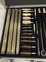 DAC Super Deluxe Gun Cleaning Piece Multi Caliber Silver Case Excellent 62 Pc