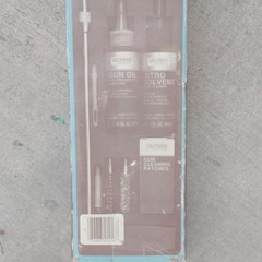 Outers Pistol Cleaning Kit .38/.357/9mm w/ Rod, Oil, Solvent, Case