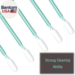 200 Pcs Foam Swab Cleaning Swabs, 6.4 Inch Multi-Purpose Tips for Gun, Painting,