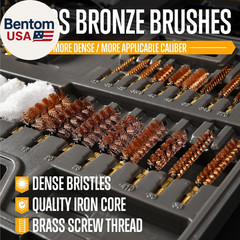 Elite Gun Cleaning Kit, Handgun Shotgun Pistol Universal Cleaning Kit with All B