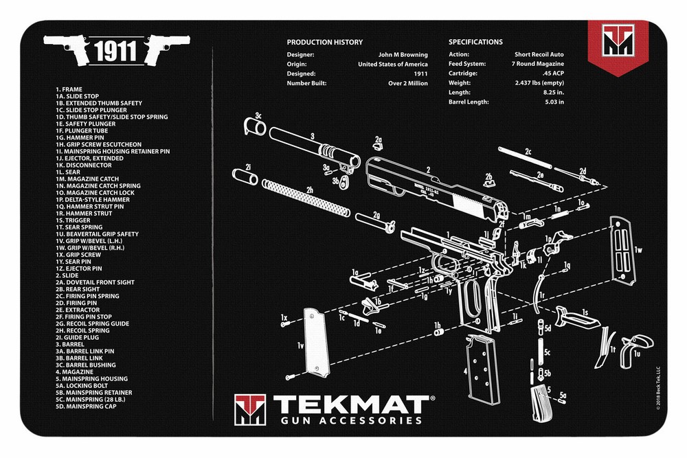 Tekmat 1911 Mat