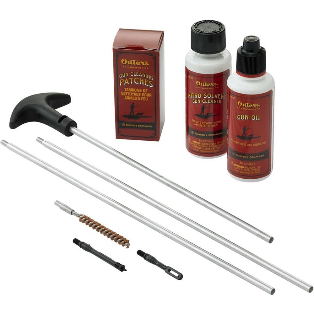 Outers Aluminum Rod Pistol Cleaning Kit Box