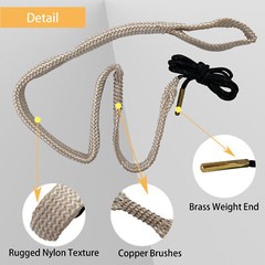 Bore Rope Gun Snake Barrel Cleaners .22 thru .45 & 12 20 Ga Rifle Shotgun Pistol