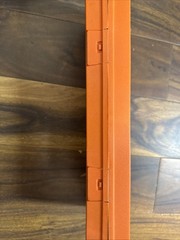 Hoppes 9 Old Vintage Gun Cleaning Kit & Storage Box Nice Orange Hard Case 1980s