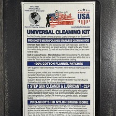 Pro-Shot Universal Box Gun Cleaning Kit, Stainless Steel, .22 Cal., 12 : PSUVKIT