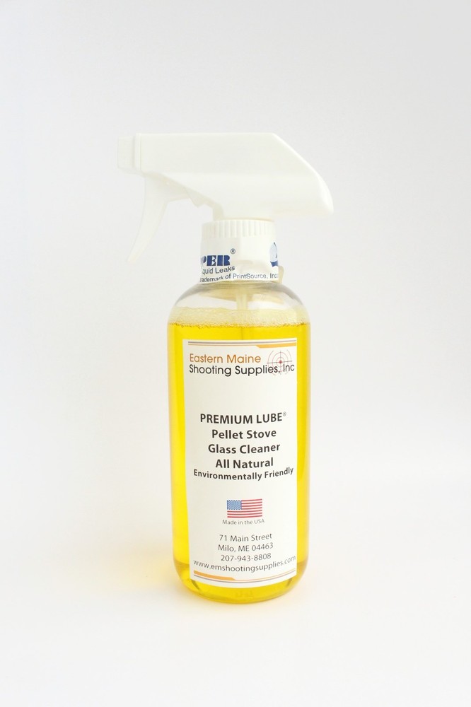 PREMIUM LUBE® PELLET STOVE GLASS CLEANER 12 OZ. SPRAY BOTTLE / EMSS1515