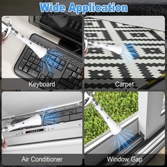 High Pressure Car Interior Cleaning Tool, Dryer Air Blower for Car Surfaces