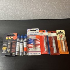 8 New Rifle And Pistol Wool Mops And Bore Brushes