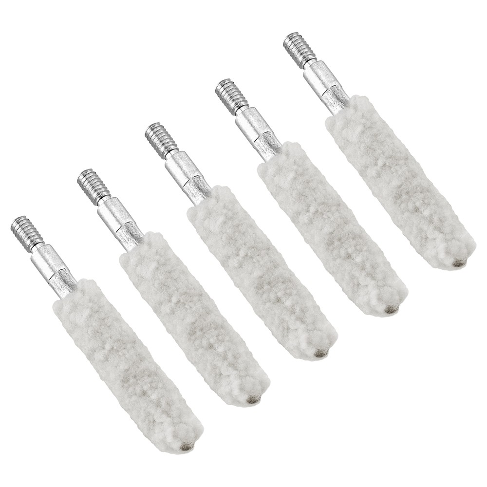 Pack of 5 Pistol .357 Caliber 8×32 Thread Gun Cleaning Bore Cotton Mop Brush Set