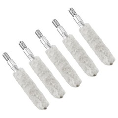 Pack of 5 Pistol .357 Caliber 8×32 Thread Gun Cleaning Bore Cotton Mop Brush Set