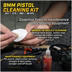 OTIS 9mm Pistol/Rifle Cleaning Kit (FG-645-9)