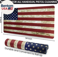 24″X12″ Thick Gun Cleaning Mat with 200PCS 6″ Swabs, Gun Mat – for Firearm Clean