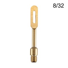 2 Pcs/Lots .45 Cal Solid Brass Slotted Tips Gun Clean Patch Puller Patch Holder