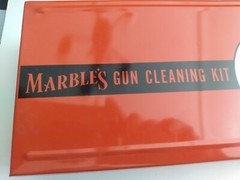 Vintage Marbles .30 cal Cleaning Kit Steel Case With Cardboard Slip Cover LOOK!