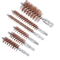 5PCS Bronze Bore Brushes Phosphor Bronze Bristles for Rifle Gun Pistol Cleaning