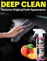 Car Interior Cleaner Spray, Multipurpose Leather Seat Cleaner Upholstery Peach