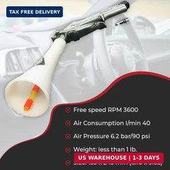 HI-TECH Vortex II Air Cleaning Gun – Pro Auto Detailing Tool for Deep Cleaning I