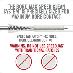 Real Avid Bore-Max Speed Jag and Patches, Bore Cleaning Jag Gun Patch Holder…