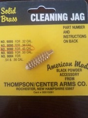 Solid Brass Cleaning Jag no. 9080 for .45 cal