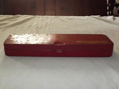 VINTAGE OUTERS GUNSLICK 22 CAL RIFLE GUN CLEANING KIT NO. 477 IN METAL BOX
