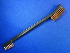 NEW 7″ 10 PC DOUBLE COPPER BRASS STEEL NYLON PLASTIC GUN CLEANING BRUSH SET !!