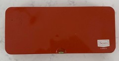 Vintage Sears, Roebuck & Co. Ted Williams Gun Rifle Cleaning Kit Orange Case