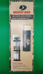 NEW 58 Piece Universal Gun Cleaning Kit, Haas Outdoors, Mossy Oak, Shotgun Shell
