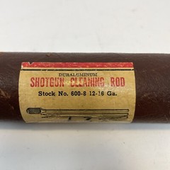 Vintage Outers Duraluminum Aluminum 12-16 Gauge Shot Gun Cleaning Rod No 600-8