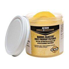 CVA Barrel Blaster Prelubed Patches 100 Count After Cleaning Treatment – AC1689
