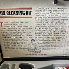 VINTAGE Kleen Bore Gun Cleaning Kit in Original Box USED model # UK-213