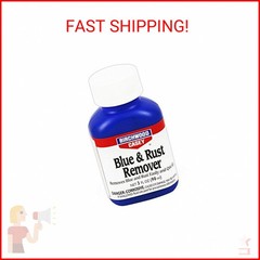 Birchwood Casey Fast-Acting Easy-to-Use Blue & Rust Remover for Gun Cleaning, Ma