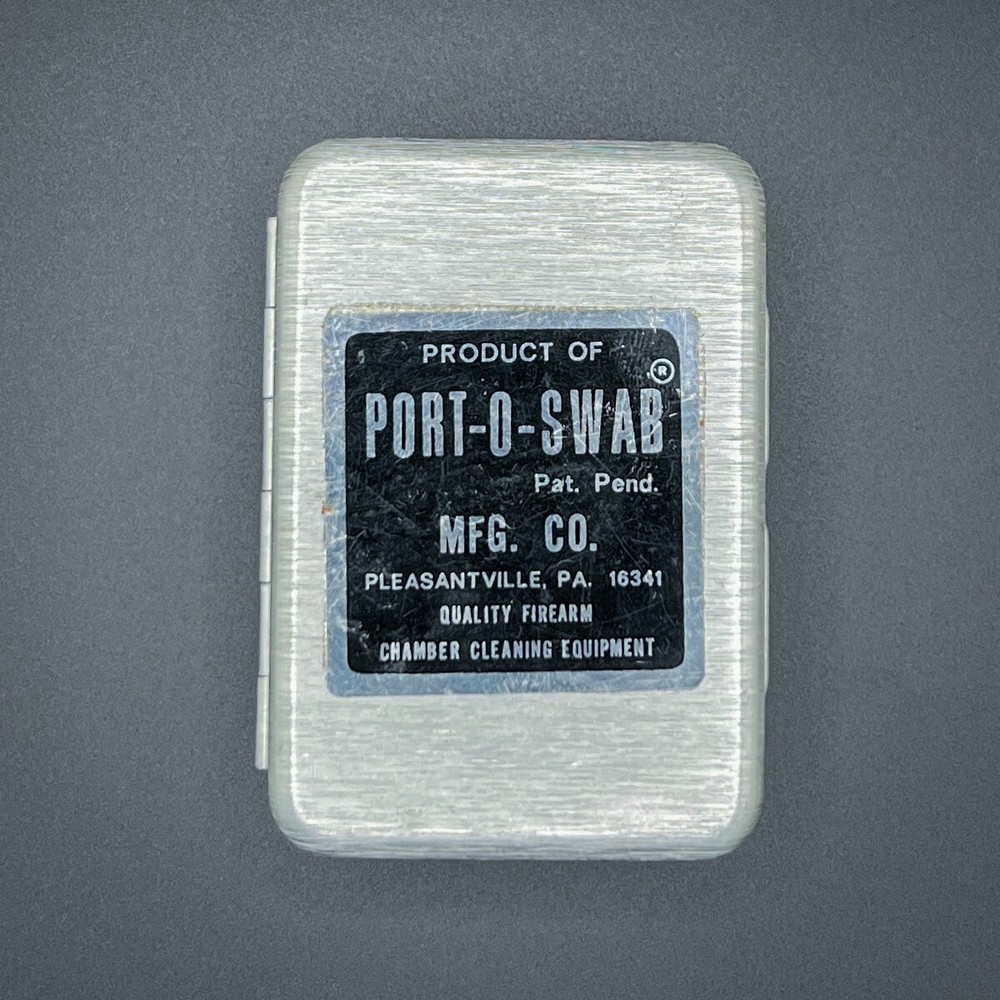 Vintage Port-O-Swab MFG. CO. Quality Firearm Chamber Cleaning Equipment