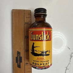 Vintage Outers Labs Gunslick Solvent Bottle And Box. New Unopened