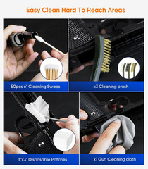 CLP Gun Cleaning Oil Kit-Includes 3.4Oz Gun Oil 2Oz Needle Lubricant, Gun Brushe