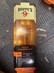 Hoppe’s Pistol Cleaning Kit with Aluminum Rod for .38, .357 and 9mm Caliber Guns