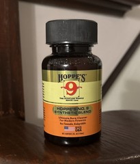 HOPPE’S NO. 9 Synthetic Blend Ultimate GUN BORE CLEANER For Modern Firearms 5 Oz