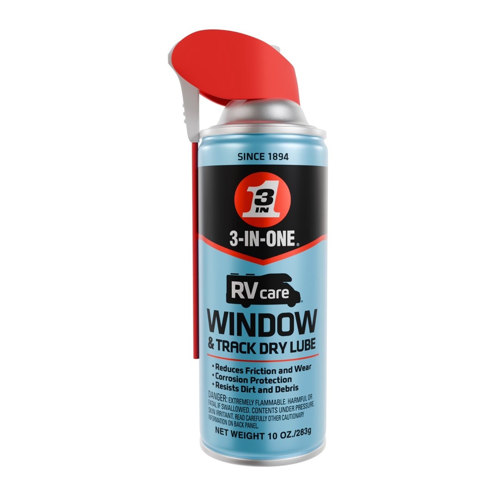 3-IN-ONE RV Care Window and Track Dry Lube Spray 10 oz