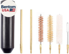 9Mm Pistol Cleaning Kit Set Pocket Size Hand Gun Bore Brush for Cal.38/357/9Mm P